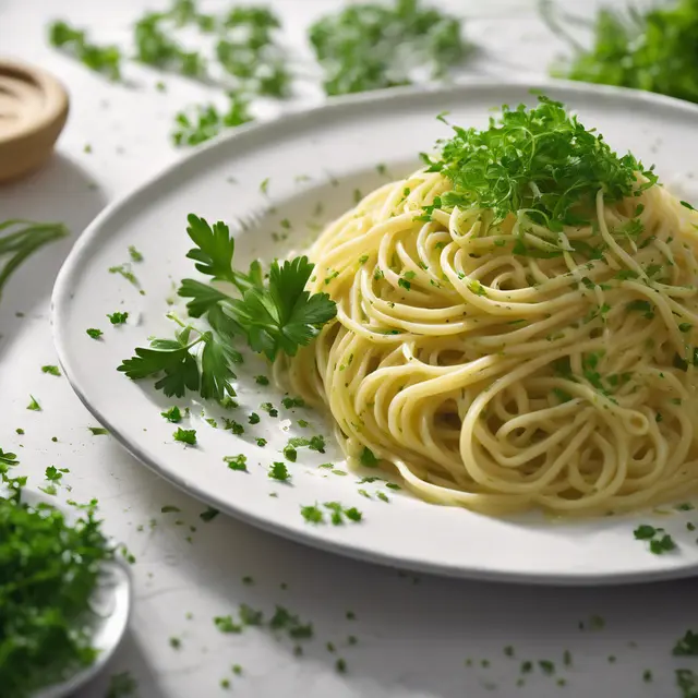 Foto de Macaroni with Parsley and Chives