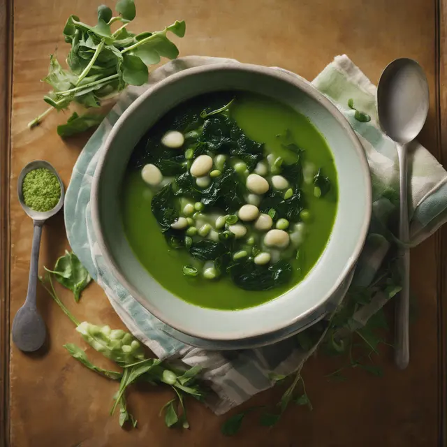 Foto de Fava and Collard Green Soup