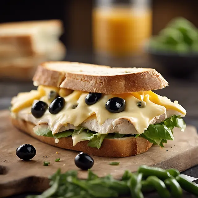 Foto de Chicken and Cheese Sandwich