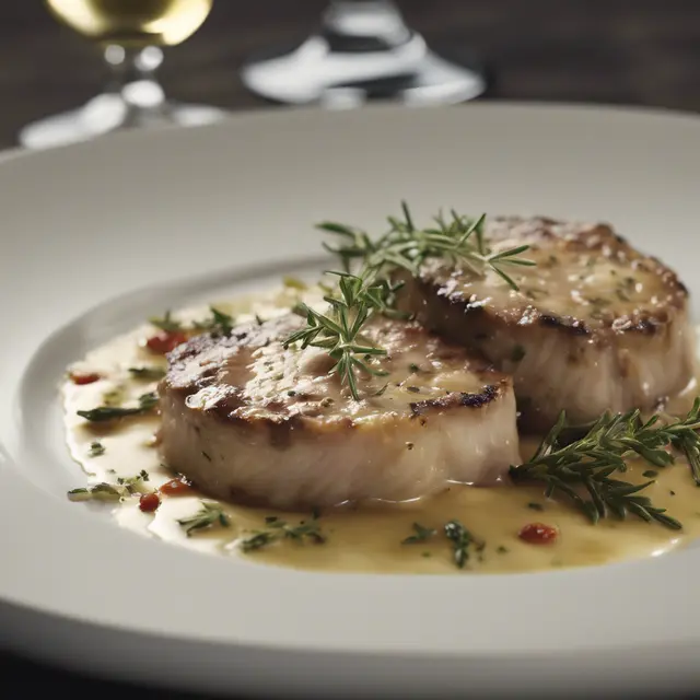 Foto de Vitello Scallopine with White Wine and Thyme